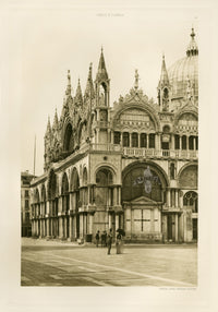 Ongania Architecture Venice Views 1891 St Mark's Cathedral - Panteek Antique Prints
