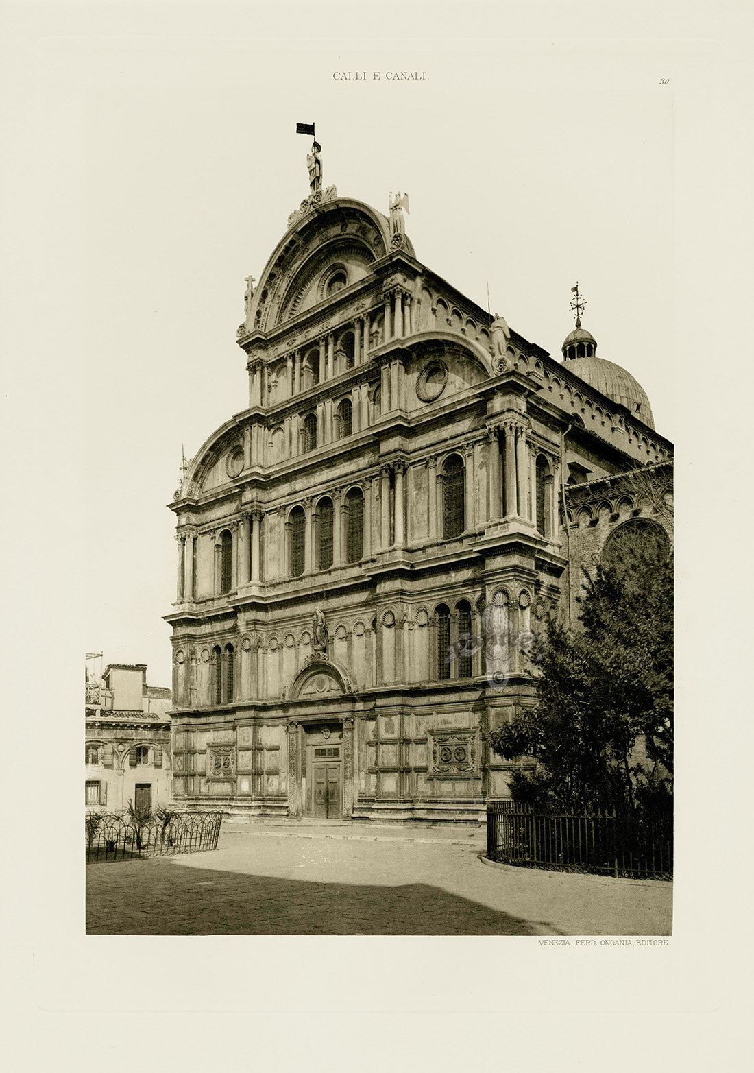 Ongania Architecture Venice Views 1891 St Zechariah Church