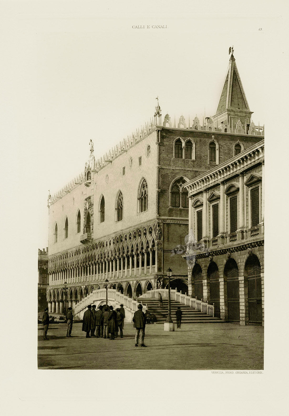 Ongania Architecture Venice Views 1891 Straw Bridge