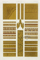 Owen Jones Grammar of Ornament Antique Print Hindu Florals - Panteek Antique Prints
