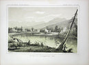 Pacific Railroad Original Print Bitter Root River, Fort Owen - Panteek Antique Prints