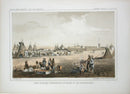 Pacific Railroad Original Print Fort Union, Distribution, Assinnibonnes - Panteek Antique Prints