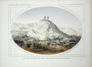 Pacific Railroad Original Print Hot Spring Mound, Rocky Mountains - Panteek Antique Prints