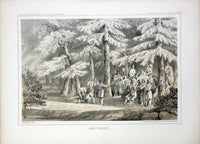 Pacific Railroad Original Print Nez Perces - Panteek Antique Prints