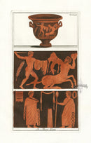 Passeri Antique Print 1775 Vases Gorio Museum, Centaur - Panteek Antique Prints