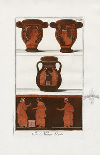 Passeri Antique Print 1775 Vases Museum Gorio, Vases - Panteek Antique Prints