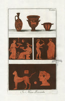 Passeri Antique Print 1775 Vases Riccardio Museum, Leopard - Panteek Antique Prints