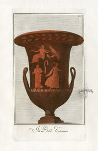 Passeri Antique Print 1775 Vases Vatican Library - Panteek Antique Prints