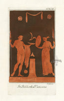 Passeri Antique Print 1775 Vases Vatican Library, Reunion - Panteek Antique Prints