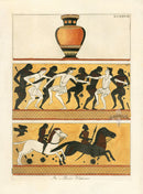 Passeri Antique Print 1775 Vases Vatican Museum, Horses - Panteek Antique Prints