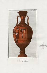Passeri Antique Print 1775 Vases Vatican, Offering - Panteek Antique Prints