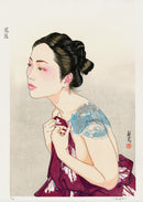 Paul Binnie Woodblock Phoenix (Ho-o) - Panteek Antique Prints