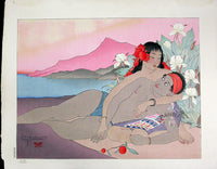 Paul Jacoulet Calme Truck Polynesia - Panteek Antique Prints