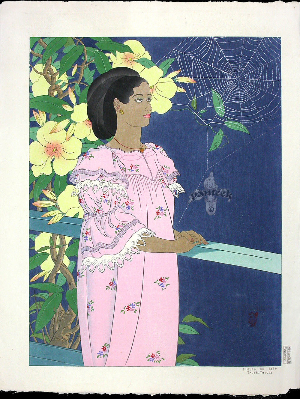 Paul Jacoulet Fleurs De Soir Truck - Toloas