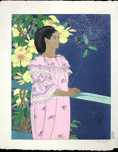 Paul Jacoulet Fleurs De Soir Truck - Toloas