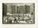 Perelle Original Architectural Engraving France Bassin de Ceres - Panteek Antique Prints