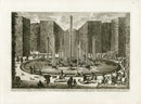Perelle Original Architectural Engraving France Bassin de Flore - Panteek Antique Prints
