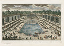 Perelle Original Architectural Engraving France Chateau de Marly - Panteek Antique Prints