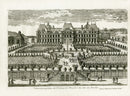 Perelle Original Architectural Engraving France Chateau de Meudon - Panteek Antique Prints