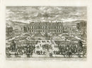 Perelle Original Architectural Engraving France Clagni, Versailles - Panteek Antique Prints