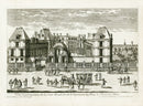 Perelle Original Architectural Engraving France Fontainebleau - Panteek Antique Prints