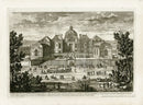 Perelle Original Architectural Engraving France Menagerie Versailles - Panteek Antique Prints