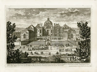 Perelle Original Architectural Engraving France Menagerie Versailles - Panteek Antique Prints