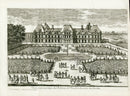 Perelle Original Architectural Engraving France Meudon Jardin - Panteek Antique Prints