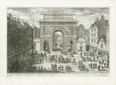Perelle Original Architectural Engraving France Porte St. Martin - Panteek Antique Prints