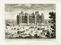 Perelle Original Architectural Engraving France Royal Madrid - Panteek Antique Prints