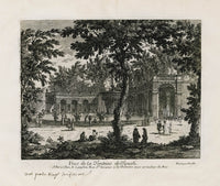 Perelle Original Architectural Engraving France Tivoli Fountain - Panteek Antique Prints