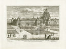 Perelle Original Architectural Engraving France Val de Grace - Panteek Antique Prints