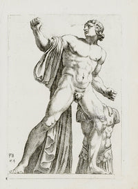 Perrier Antique Etching 1638 Alexander - Panteek Antique Prints