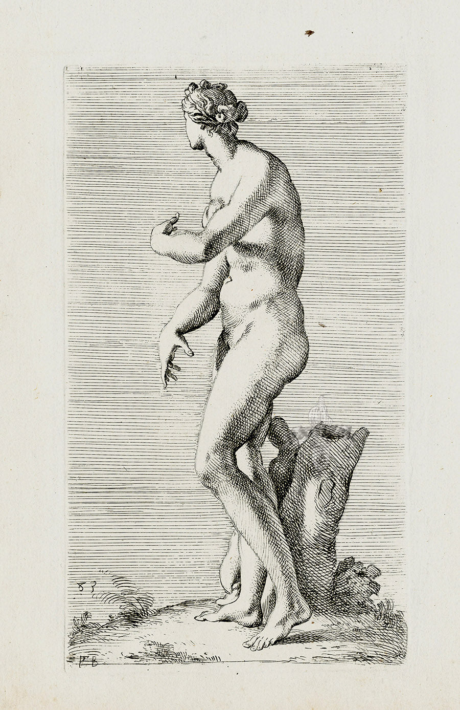 Perrier Antique Etching 1638 Antinous