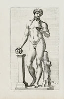 Perrier Antique Etching 1638 Bacchus of Nyssa - Panteek Antique Prints