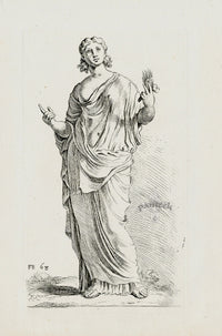 Perrier Antique Etching 1638 Ceres 24 - Panteek Antique Prints