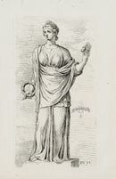 Perrier Antique Etching 1638 Ceres - Panteek Antique Prints