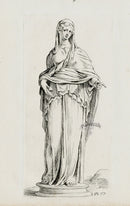 Perrier Antique Etching 1638 Ceres 4 - Panteek Antique Prints