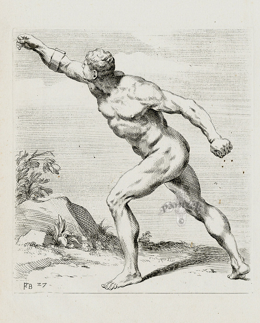 Perrier Antique Etching 1638 Corruptible