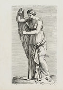 Perrier Antique Etching 1638 Daughter of Niobe - Panteek Antique Prints