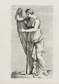 Perrier Antique Etching 1638 Daughter of Niobe - Panteek Antique Prints