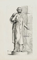 Perrier Antique Etching 1638 Egyptian Woman - Panteek Antique Prints