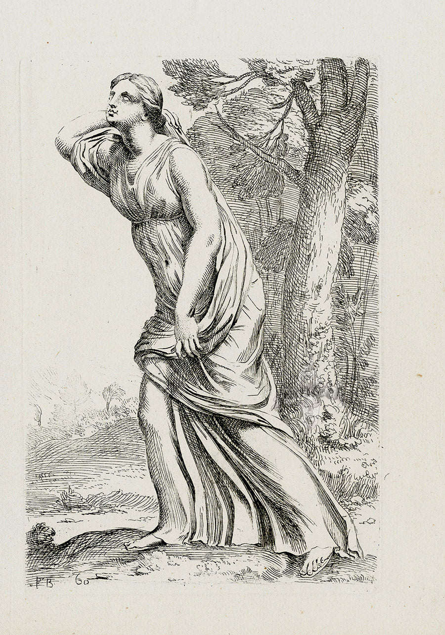 Perrier Antique Etching 1638 Eilia