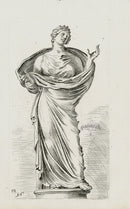Perrier Antique Etching 1638 Juno - Panteek Antique Prints