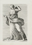 Perrier Antique Etching 1638 Mars - Panteek Antique Prints