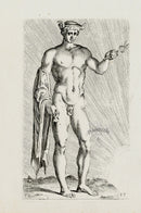 Perrier Antique Etching 1638 Mercury - Panteek Antique Prints