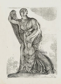 Perrier Antique Etching 1638 Niobe - Panteek Antique Prints