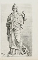 Perrier Antique Etching 1638 Pyramus and Thisbe - Panteek Antique Prints