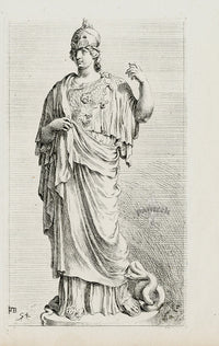 Perrier Antique Etching 1638 Pyramus and Thisbe - Panteek Antique Prints