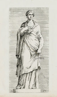 Perrier Antique Etching 1638 Sabina - Panteek Antique Prints